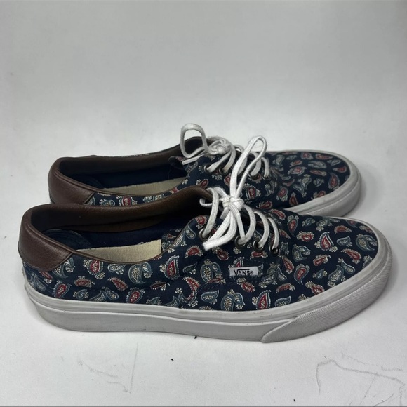 Unisex Printed Lace Up Vans - Low Tops Size 7 Men Women Size 8.5 - Picture 3 of 7